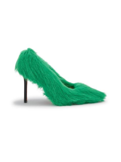 Heron Preston Fur Stiletto Pump