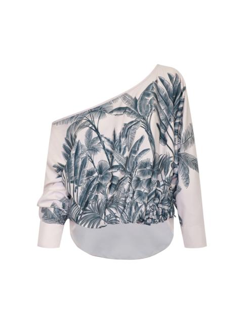 ANDRES OTALORA Mioh Printed Crepe De Chine Blouse print