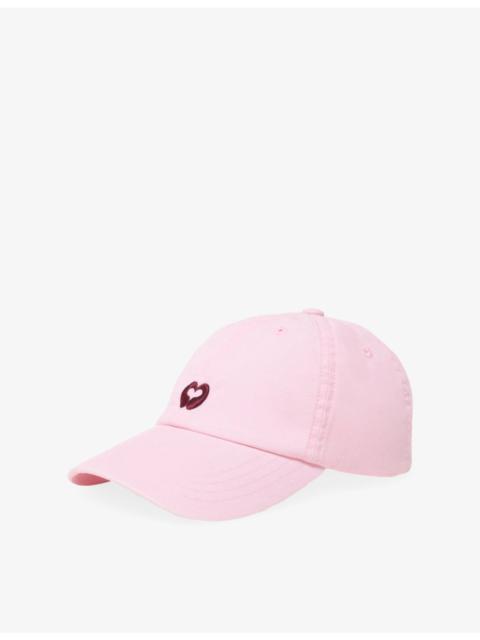 maje Logo-Embroidered Cotton Baseball Cap