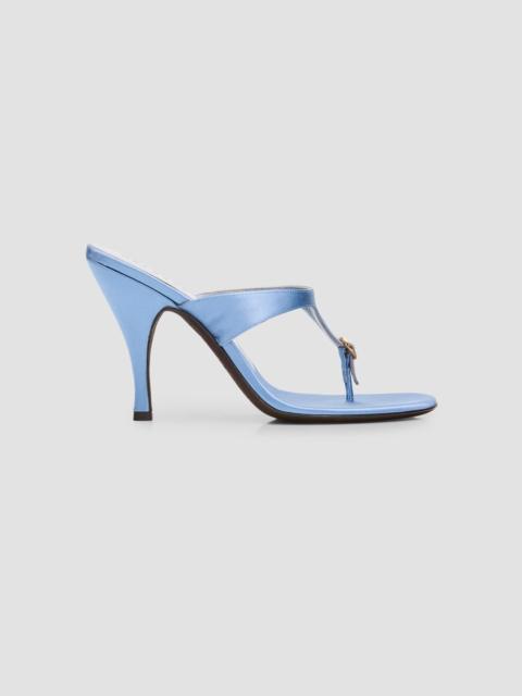 herbert levine Women's Kiss and Tell 100MM Satin Sandals - Satin Mist