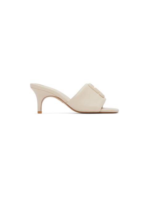 Marc Jacobs Off-White 'The Leather J Marc' Heeled Sandals