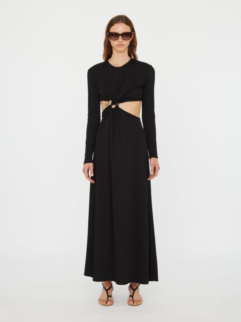 CHRISTOPHER ESBER S-Buckle Long Sleeve Dress
