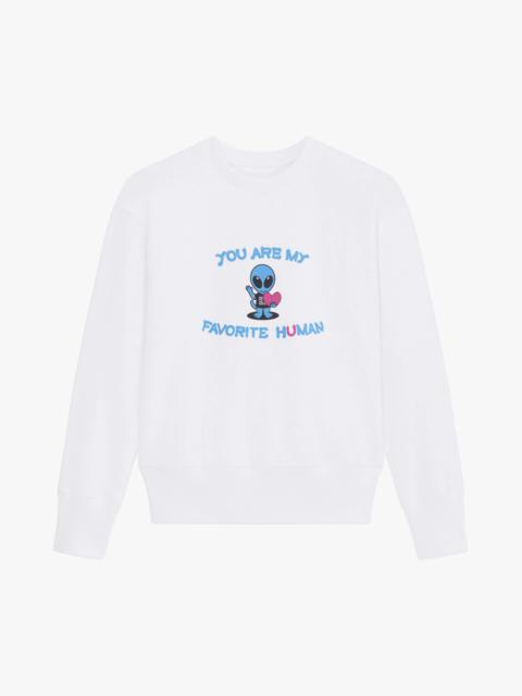 Givenchy SWEATSHIRT IN PRINTED FELPA