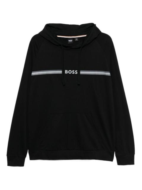 BOSS logo-printed hoodie