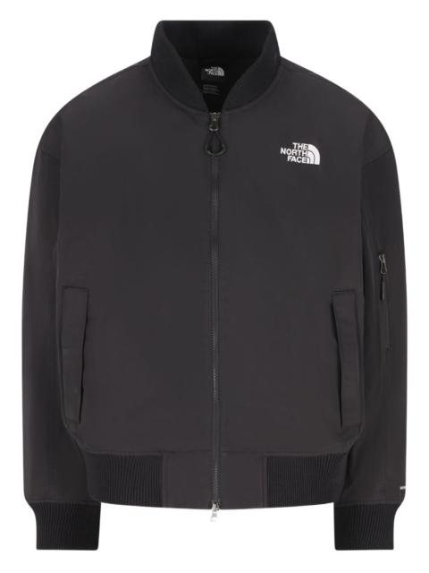 The North Face zip ribbed bomber jacket
