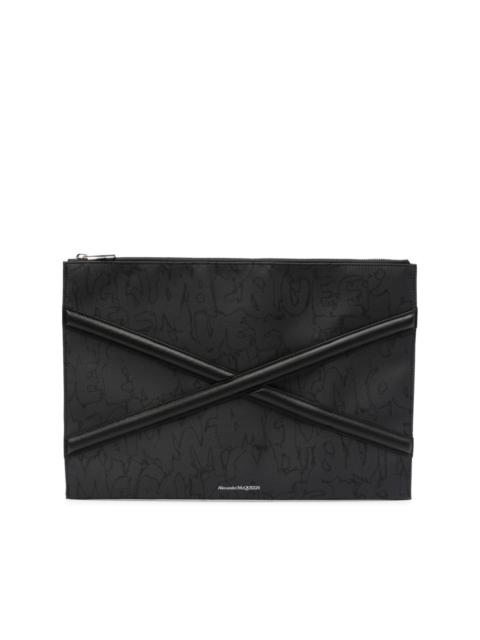 The Harness zipped clutch