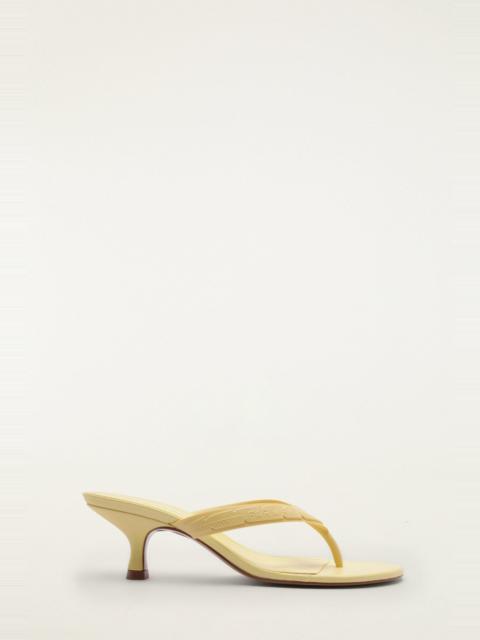 FARM RIO Yellow Rob Kitten Heeled Sandal