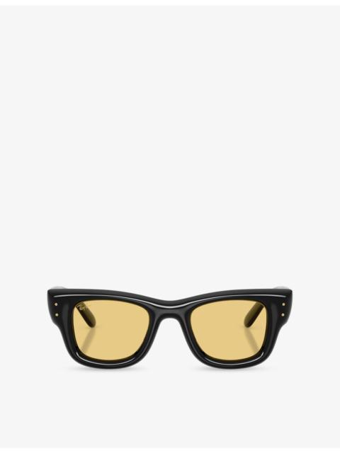 Ray-Ban RB4940 Wayfarer Puffer Square-Frame Nylon Sunglasses