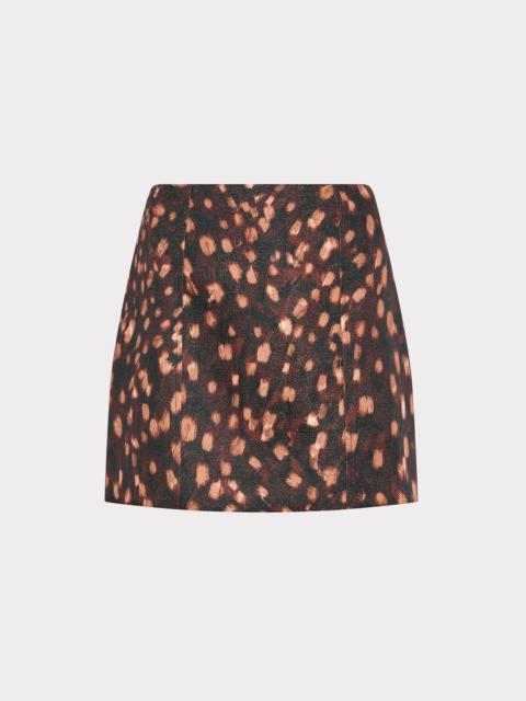 MILLY Jaylene Chevron Jacquard Mini Skirt