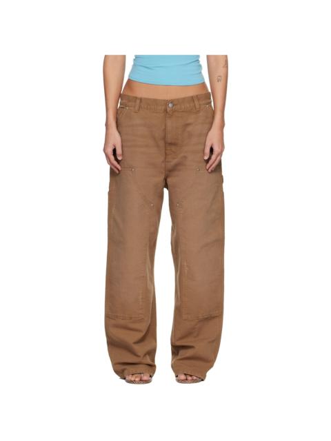 Carhartt WIP Tan Brandon Double Knee Jeans