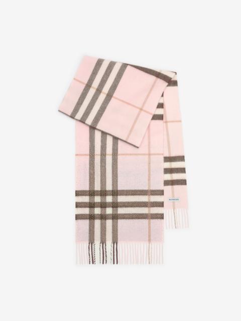 Burberry Embellished Check Cashmere Scarf