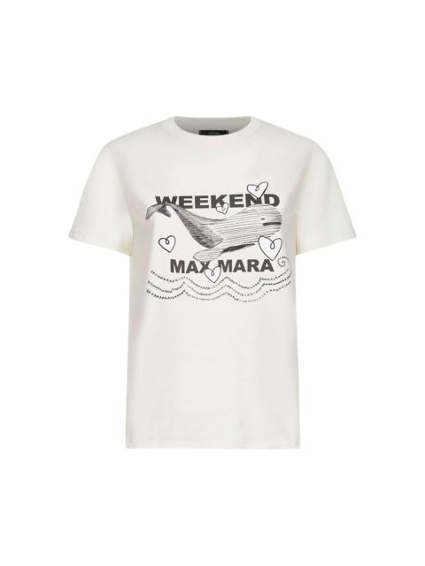 WEEKEND Max Mara whale-print crew-neck T-shirt