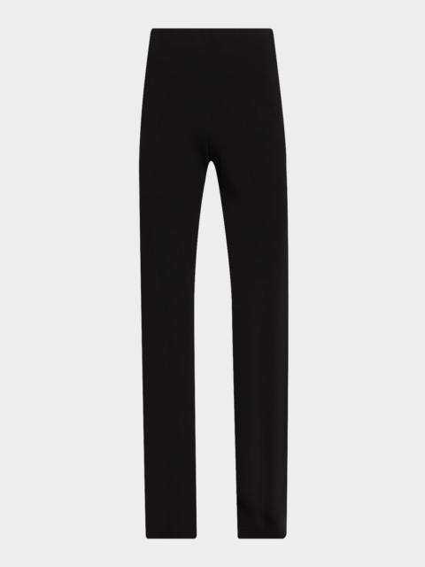 Vince High-Waist Wide-Leg Bias Pants