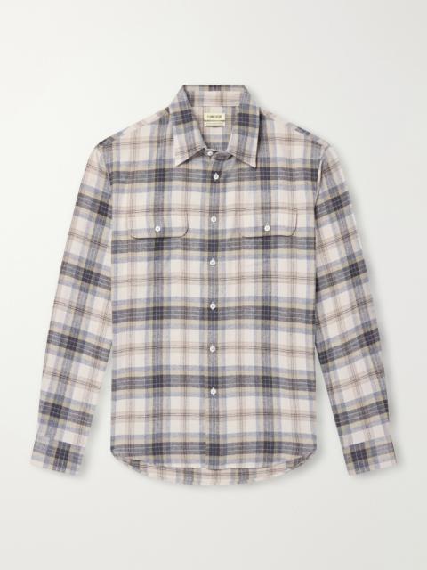 DE BONNE FACTURE Checked Cotton Shirt