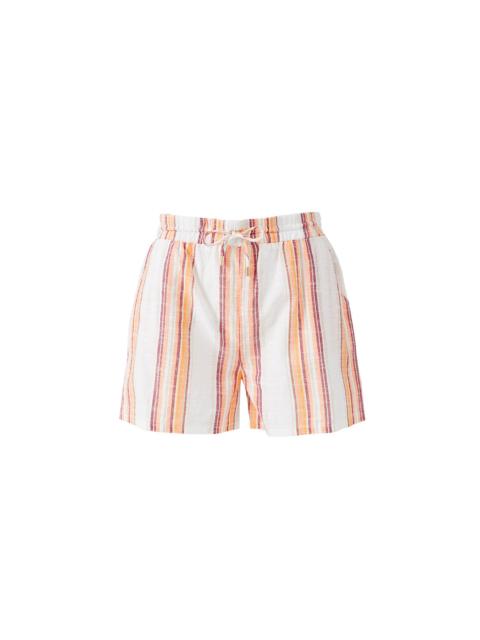 MELISSA ODABASH DELFINA SUNSET STRIPE SHORTS