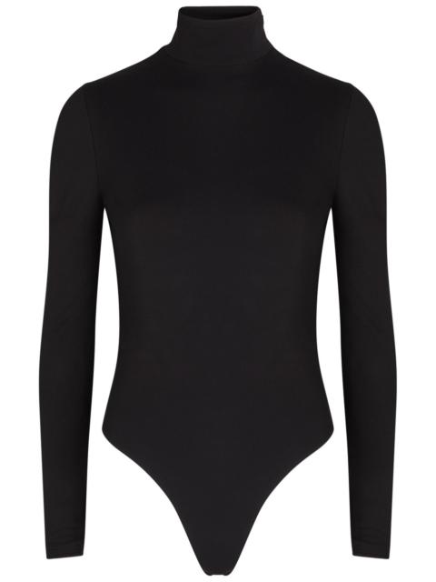 Alaïa Alaïa Heart Cut-out Crepe Bodysuit