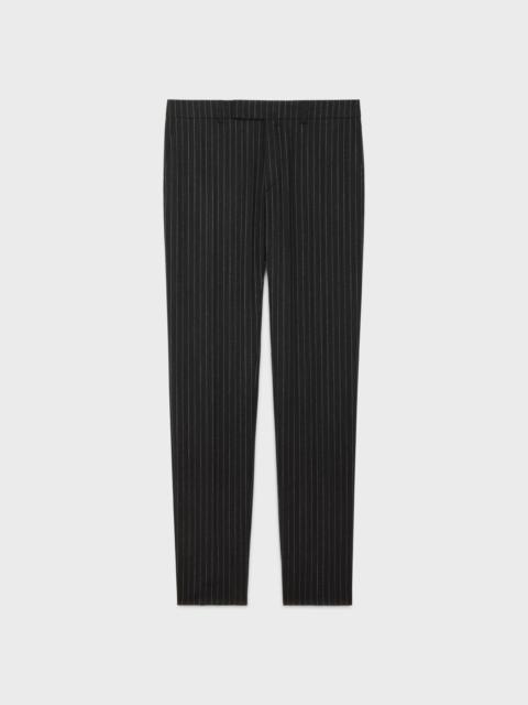CELINE CLASSIC PANTS IN STRIPED WOOL