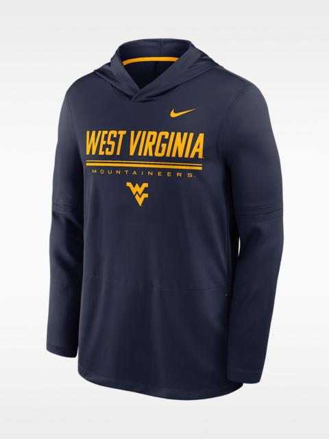 Nike West Virginia Sideline Men's Nike Dri-FIT College Long-Sleeve Hooded Top