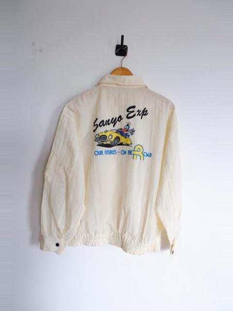 Other Designers Vintage David Hicks 90s Poly Bomber Jacket
