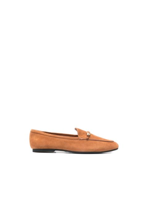 Moschino gold-tone hardware loafers