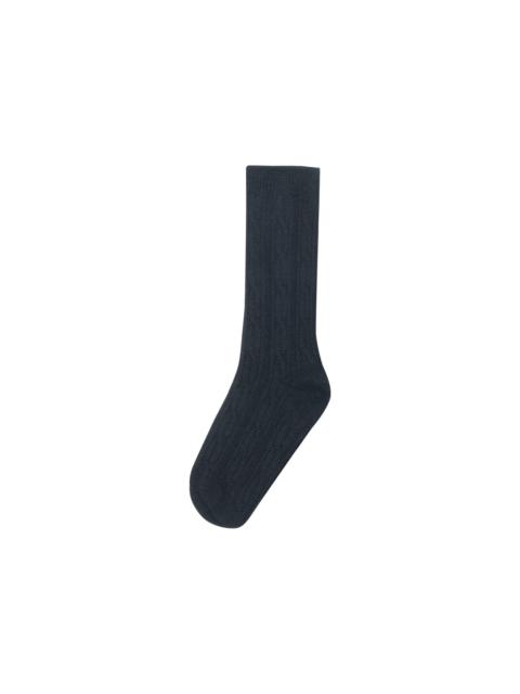 Stussy Cable Knit S Dress Socks 'Black'