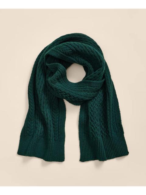 Brooks Brothers Merino Wool Aran Scarf