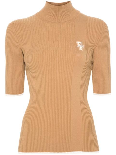 ELISABETTA FRANCHI turtleneck knitted top