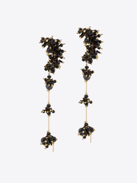 Dries Van Noten EMBROIDERED EARRINGS
