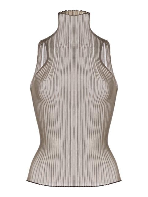 AISLING CAMPS Modern Mist Top brown