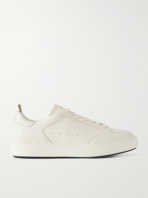 OFFICINE CREATIVE Sequel 001 Full-Grain Leather Sneakers White