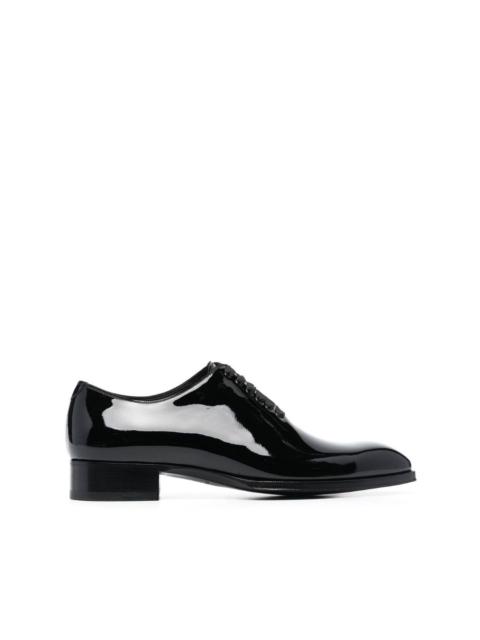 TOM FORD patent-finish oxford shoes