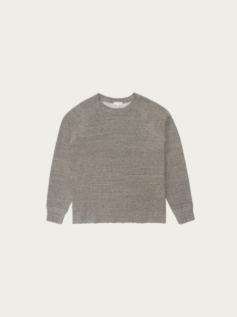LADY WHITE CO. Raglan Thermal - Grey Melange