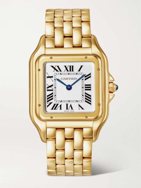 Cartier Panthère de Cartier Medium 31mm 18-karat gold watch White