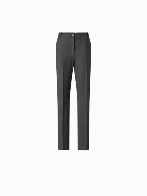 PINKO STRETCH WOOL-BLEND CIGARETTE TROUSERS
