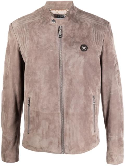 PHILIPP PLEIN Suede Padded jacket