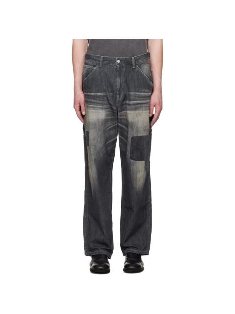 NEIGHBORHOOD Black Savage LW Painter Denim Jeans