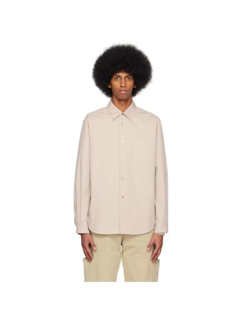 John Elliott Beige Cloak Shirt