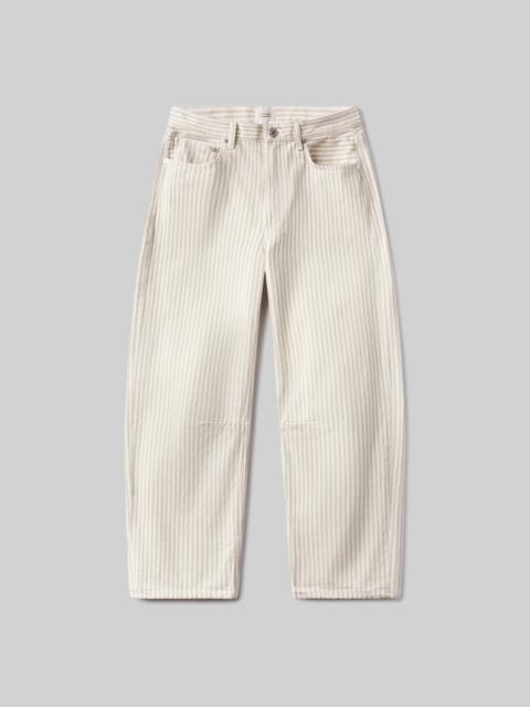 Citizens of Humanity Miro Rework Relaxed Jean In Khaki Stripe
