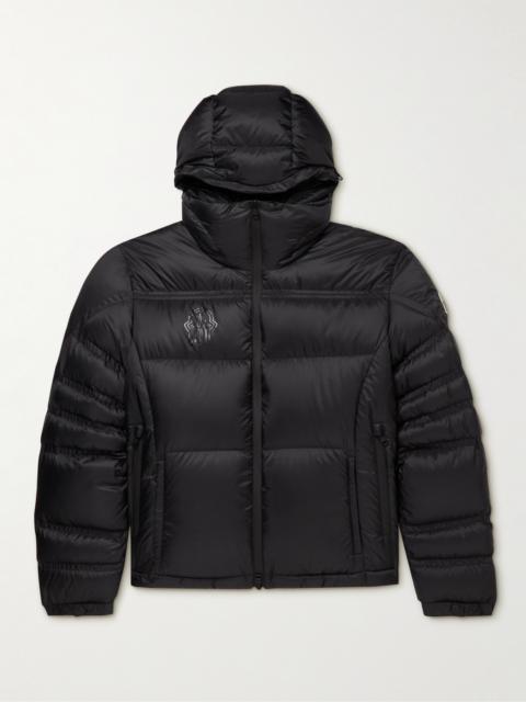 Moncler Gentle Monster Logo-Print Quilted Shell Down Hooded Jacket