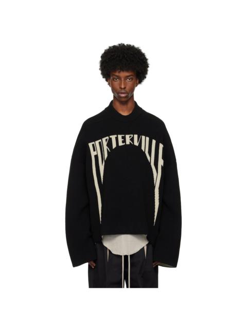 Rick Owens Black Porterville Jumbo Sweater