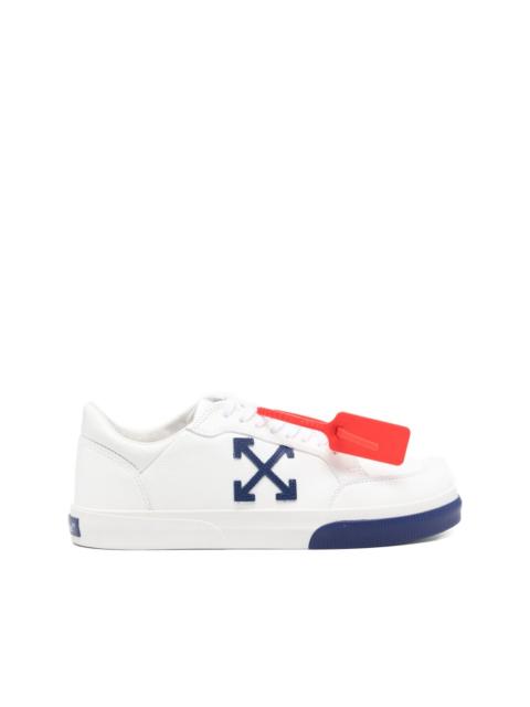 Off-White arrow-logo leather sneakers