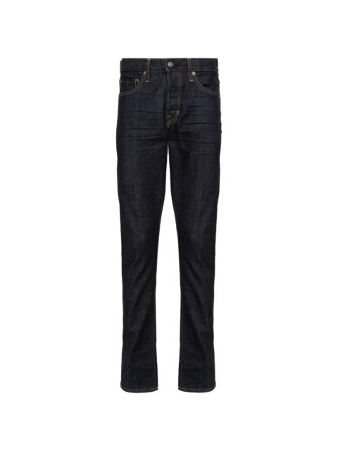 TOM FORD logo-patch slim-fit jeans