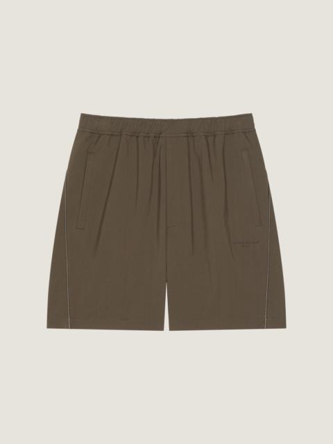 Givenchy BERMUDA SHORTS WITH GIVENCHY PARIS JACQUARD