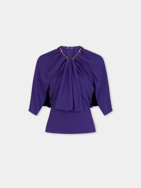 rabanne DINH VAN X RABANNE SHORT SLEEVE TOP EMBELLISHED WITH SIGNATURE CHAIN DETAILING