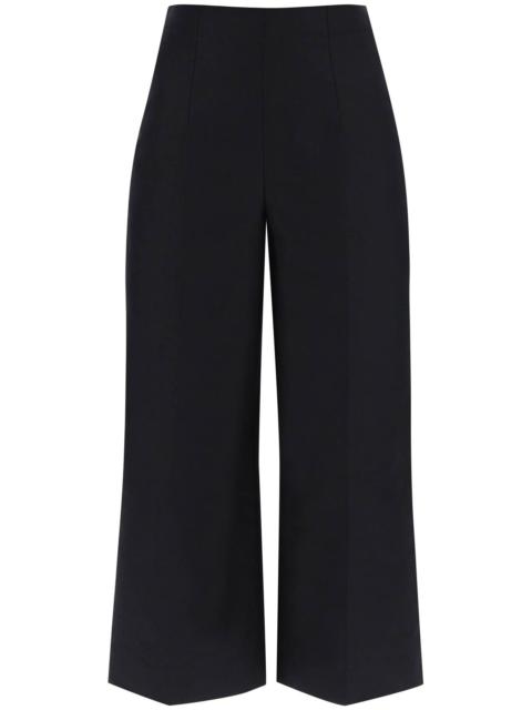 WIDE-LEGGED CROPPED PANTS WITH FLARED