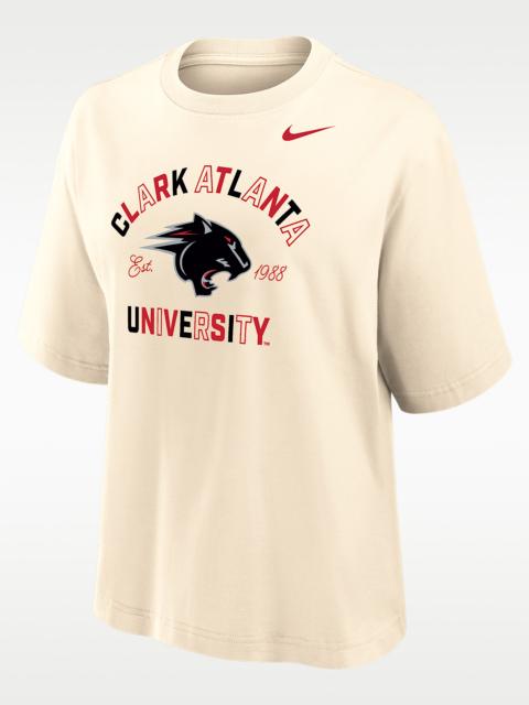 Nike Nike College (Clark Atlanta University) Women's Boxy Cotton T-Shirt