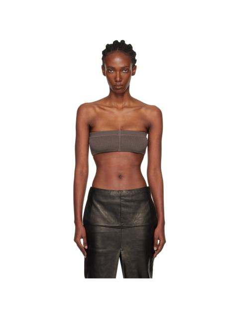 Gray Concordians Slim Bandeau Top