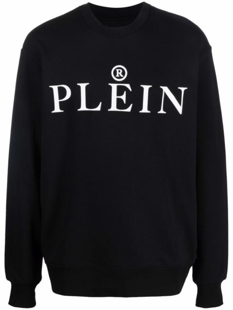 PHILIPP PLEIN logo crew-neck sweatshirt