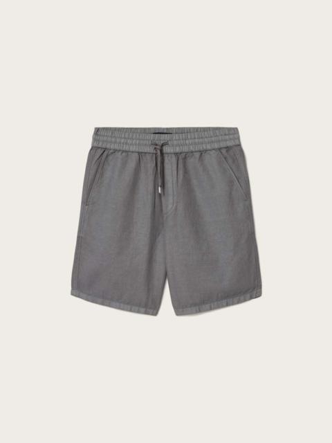 ALLSAINTS HANBURY LINEN BLEND RELAXED FIT SHORTS