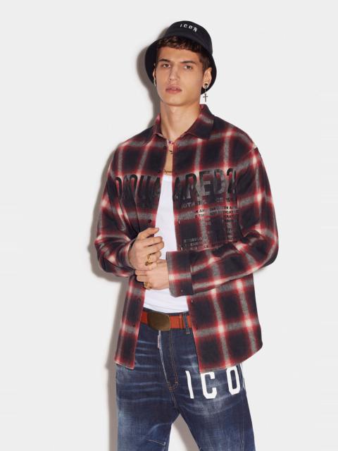 DSQUARED2 DROP SHOULDER SHIRT